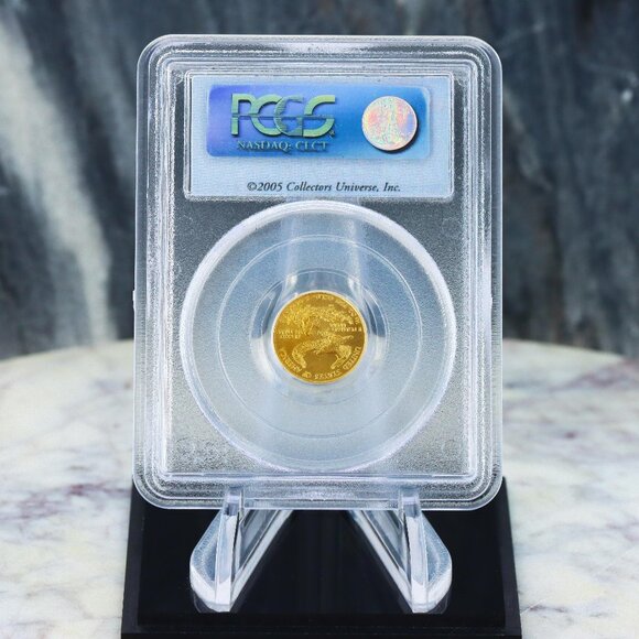 20th Anniversary $5 Gold American Eagle Coin Factory Sealed 2005 PCGS MS69 Miley - Picture 5 of 5